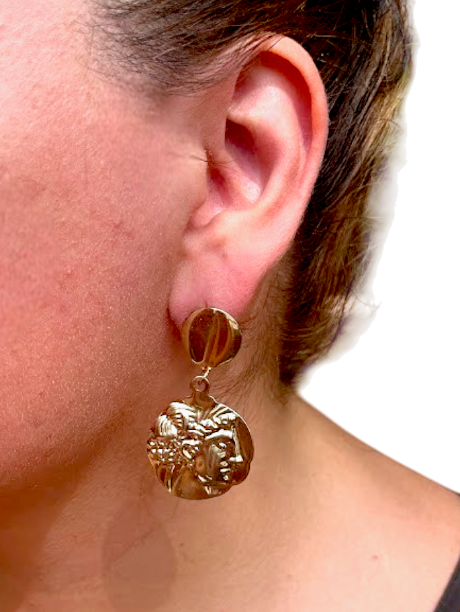 ARETES COLGANTES FACE