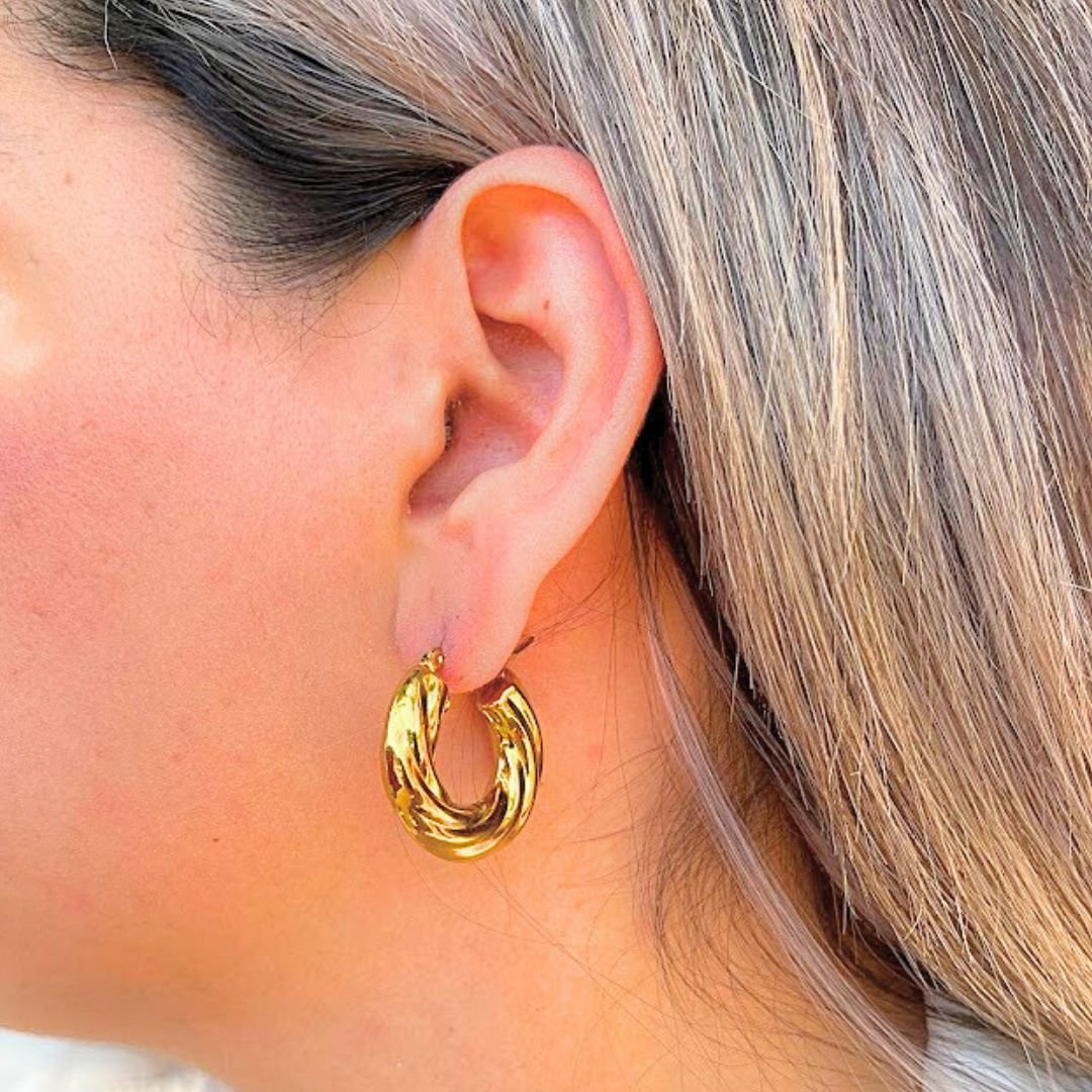 ARRACADAS TRENZA TEXTURA