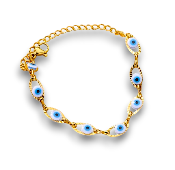 PULSERA OJOS TURCOS AZUL