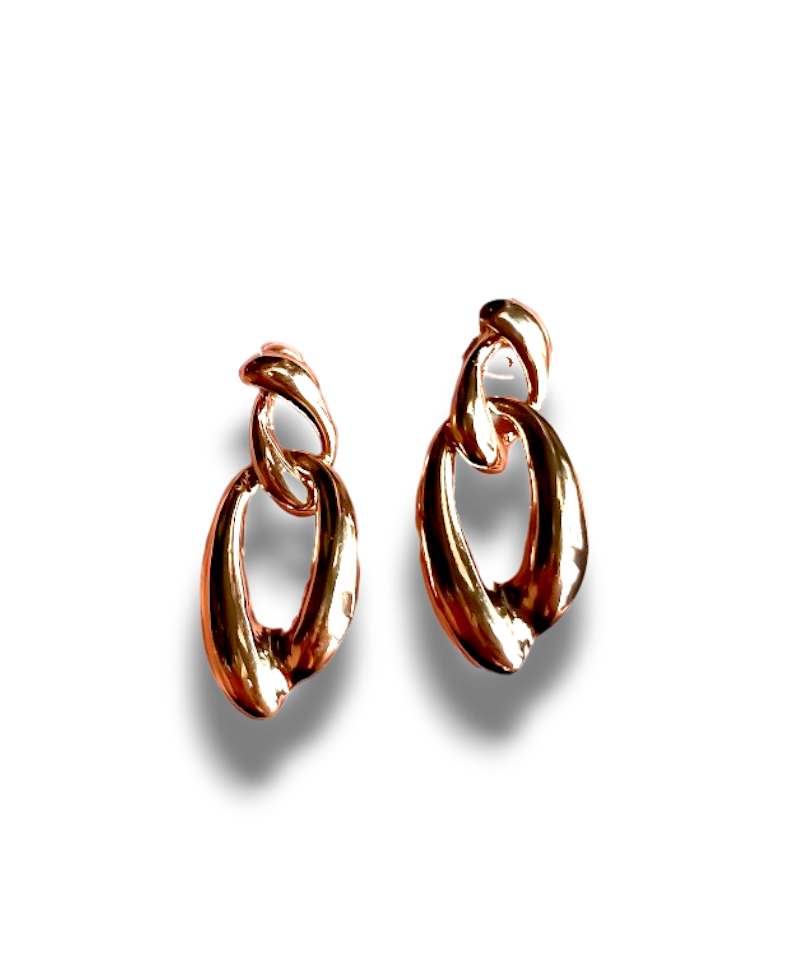 ARETES COLGANTES CADENA