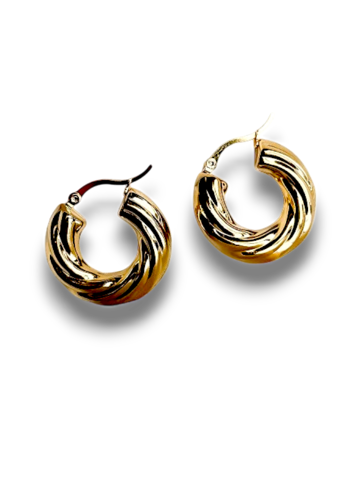 ARRACADAS TRENZA TEXTURA