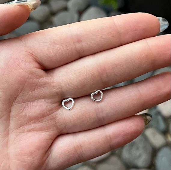 ARETES PLATA 925 CORAZONES