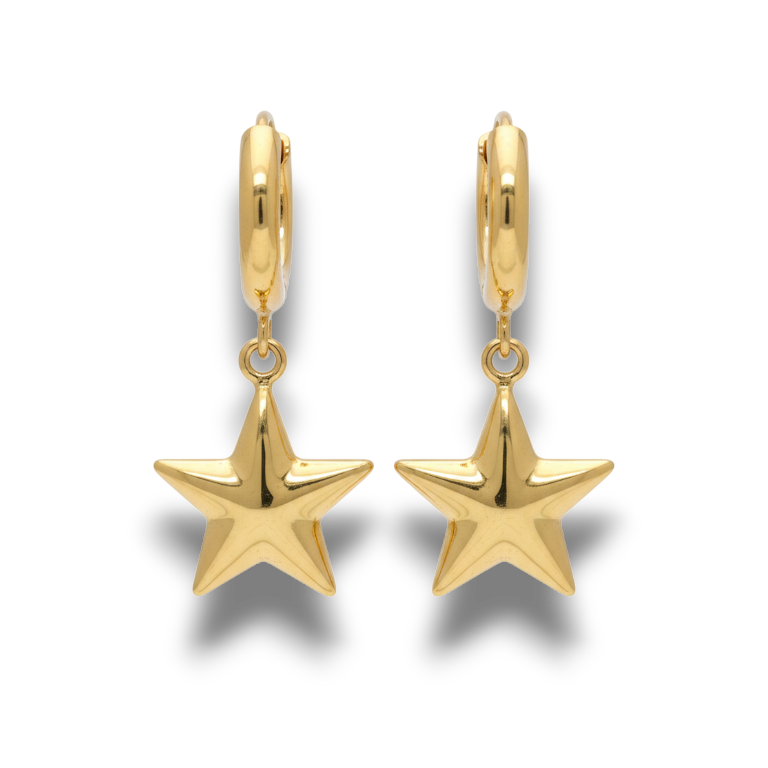 ARRACADAS COLGANTE ESTRELLA