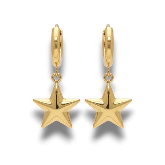 ARRACADAS COLGANTE ESTRELLA