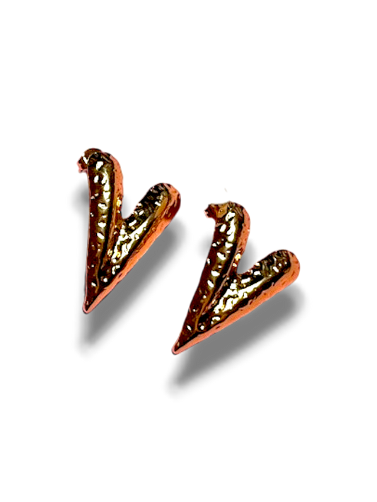 ARETES CORAZONES ALARGADOS