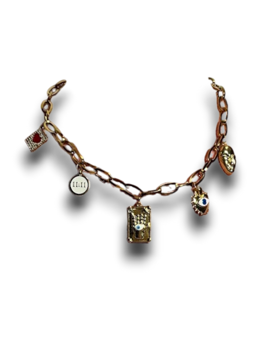 CHOKER COLGANTE CARTAS