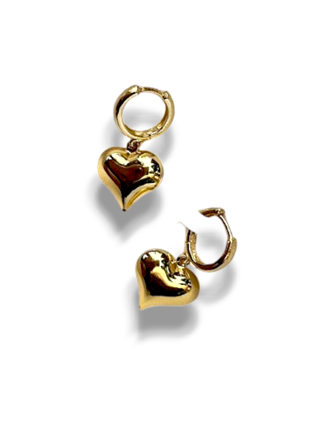 ARETES GOLGANTE CORAZON