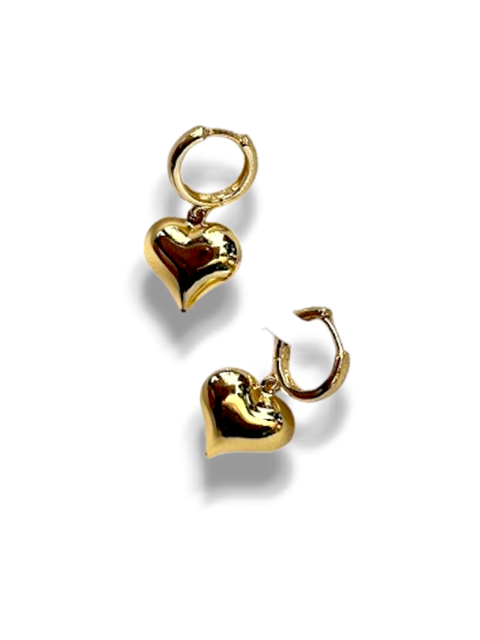 ARETES GOLGANTE CORAZON