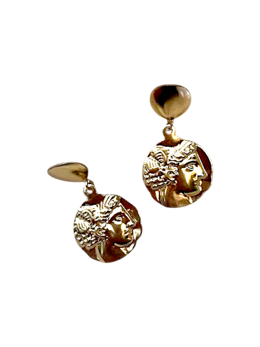 ARETES COLGANTES FACE