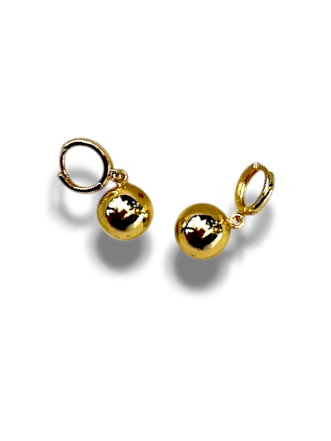 ARETES COLGANTES BOLITA