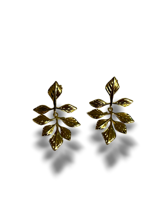ARETES FLOR COLGANTE