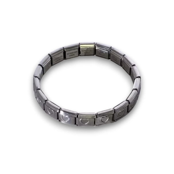 PULSERA ITALIANA CORAZONES