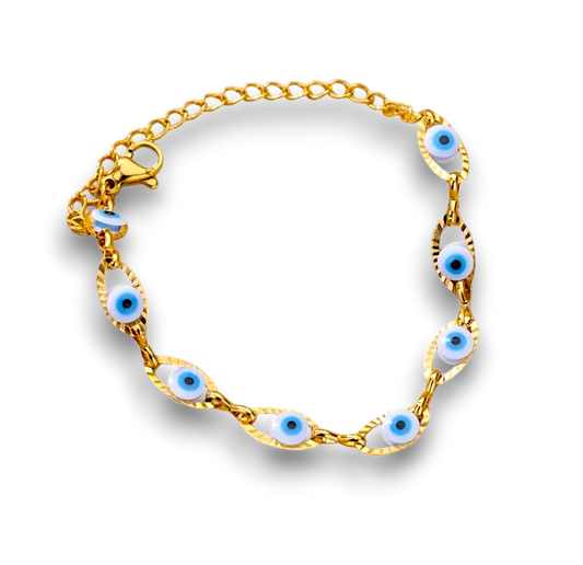 PULSERA OJOS TURCOS AZUL