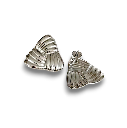 ARETES TRIANGULO PLATA