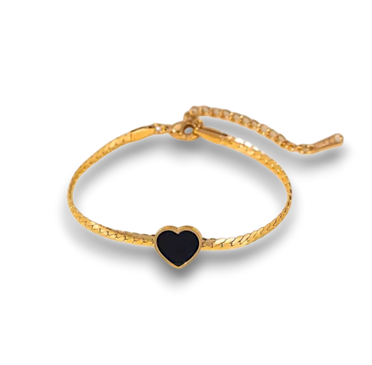PULSERA CORAZON BLACK